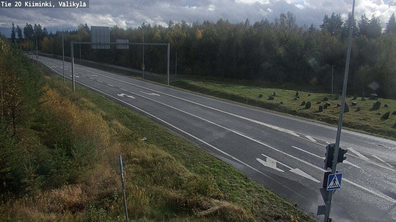 Weather Camera Image Road 20 Oulu Kiiminki, Välikylä, Oulu, Pohjois-Pohjanmaa