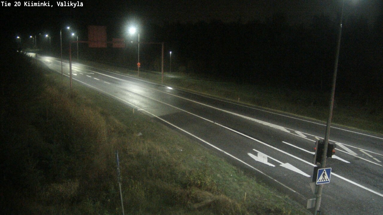 Weather Camera Image Road 20 Oulu Kiiminki, Välikylä, Oulu, Pohjois-Pohjanmaa