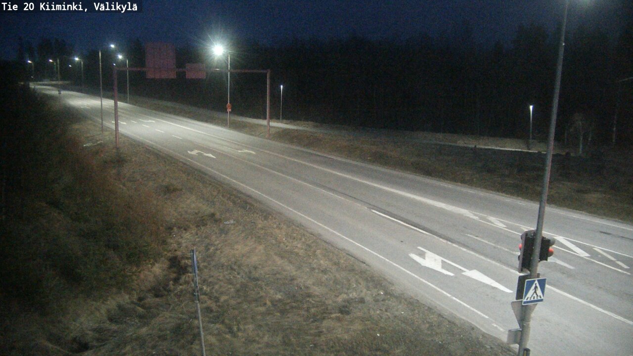 Weather Camera Image Road 20 Oulu Kiiminki, Välikylä, Oulu, Pohjois-Pohjanmaa