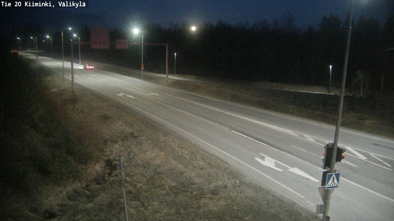 Weather Camera Image Road 20 Oulu Kiiminki, Välikylä, Oulu, Pohjois-Pohjanmaa