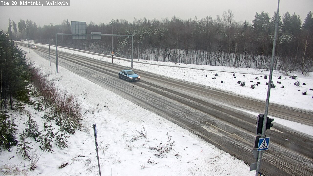 Weather Camera Image Road 20 Oulu Kiiminki, Välikylä, Oulu, Pohjois-Pohjanmaa