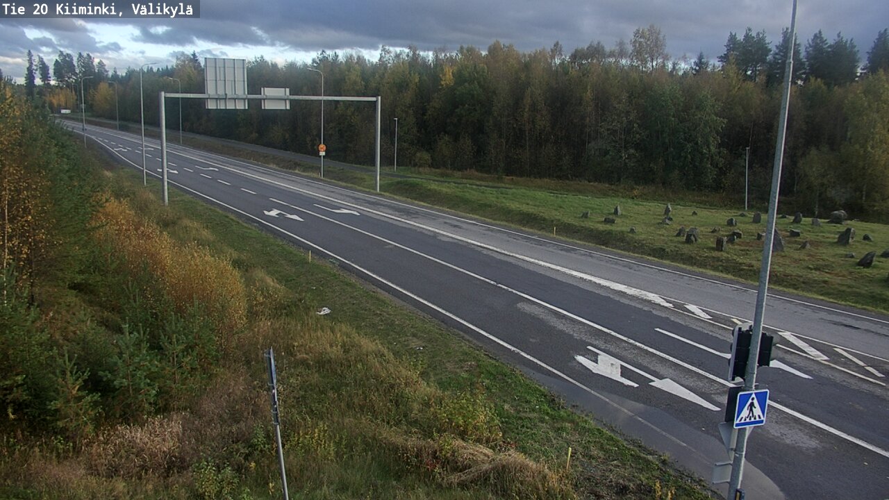 Weather Camera Image Road 20 Oulu Kiiminki, Välikylä, Oulu, Pohjois-Pohjanmaa