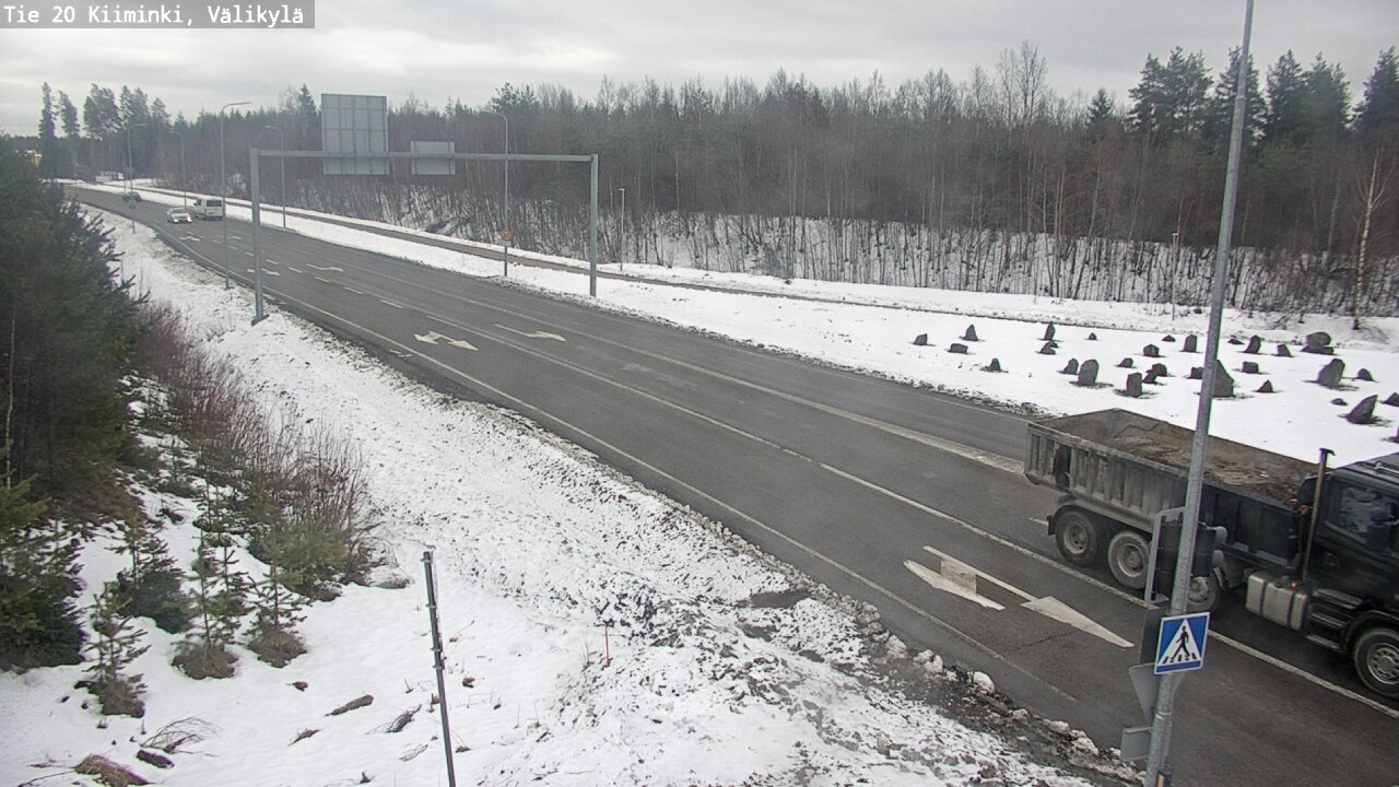 Weather Camera Image Road 20 Oulu Kiiminki, Välikylä, Oulu, Pohjois-Pohjanmaa