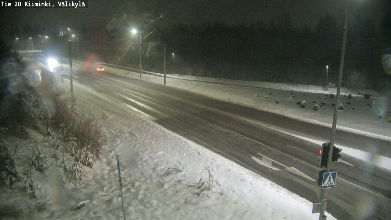 Weather Camera Image Road 20 Oulu Kiiminki, Välikylä, Oulu, Pohjois-Pohjanmaa