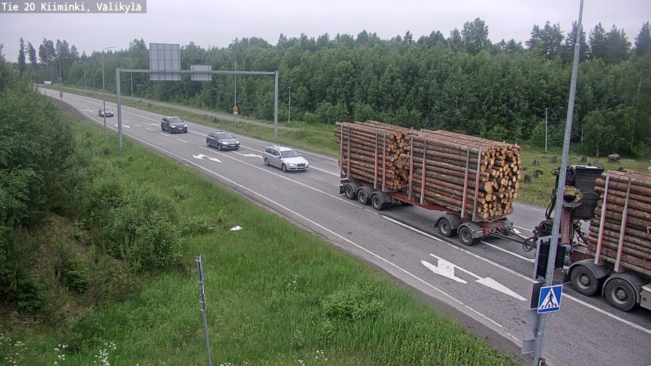 Kelikamerat Kuva Tie 20 Oulu Kiiminki, Välikylä, Oulu, Pohjois-Pohjanmaa