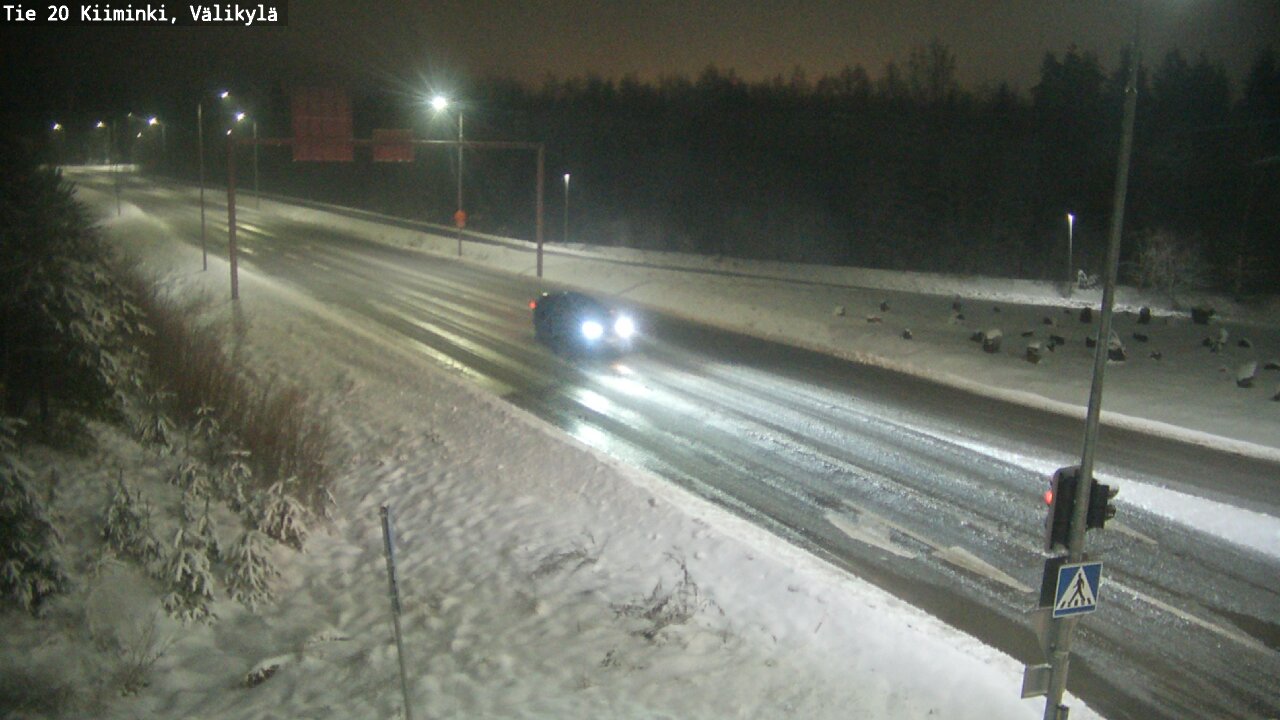 Weather Camera Image Road 20 Oulu Kiiminki, Välikylä, Oulu, Pohjois-Pohjanmaa