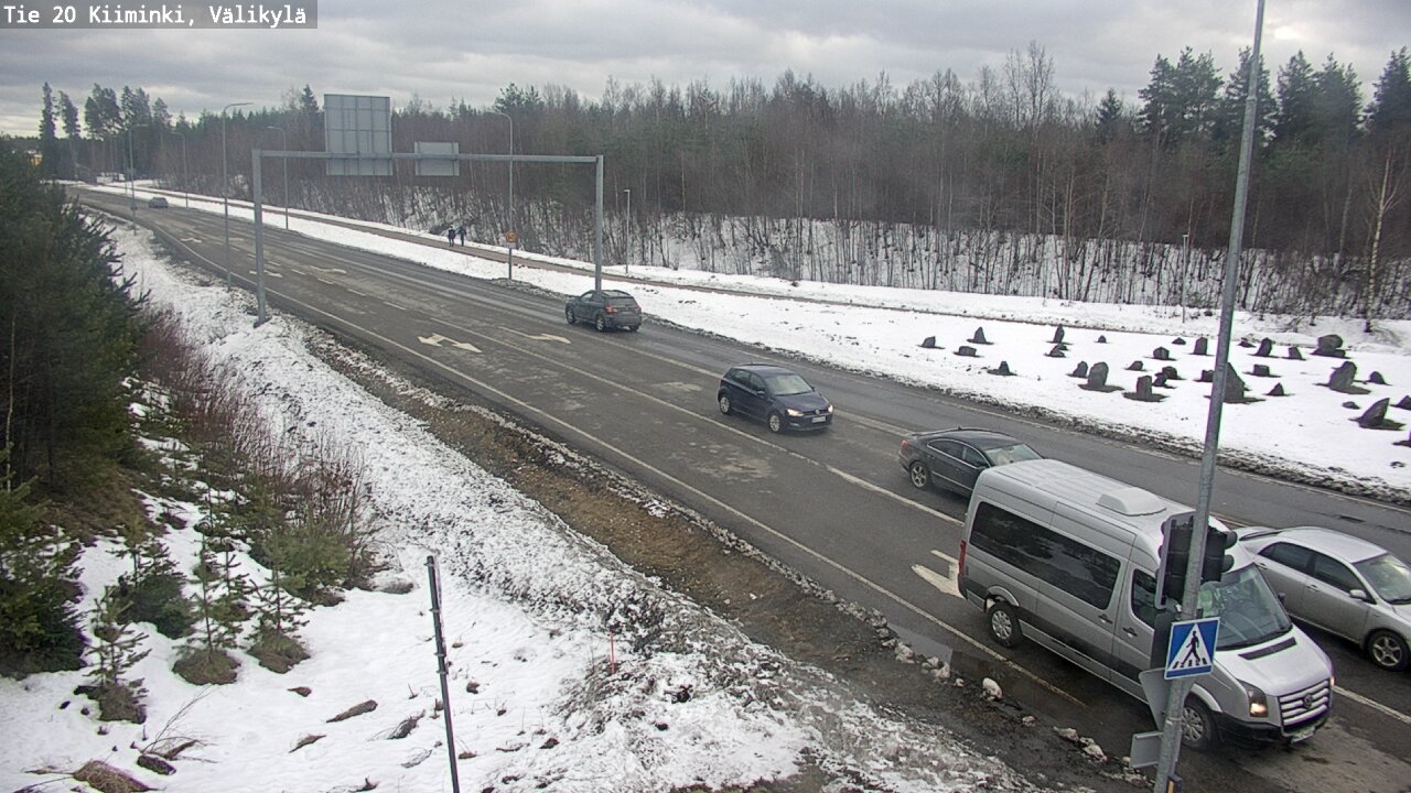 Weather Camera Image Road 20 Oulu Kiiminki, Välikylä, Oulu, Pohjois-Pohjanmaa