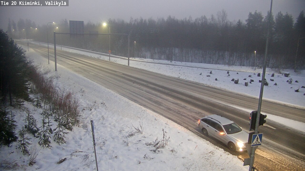 Weather Camera Image Road 20 Oulu Kiiminki, Välikylä, Oulu, Pohjois-Pohjanmaa