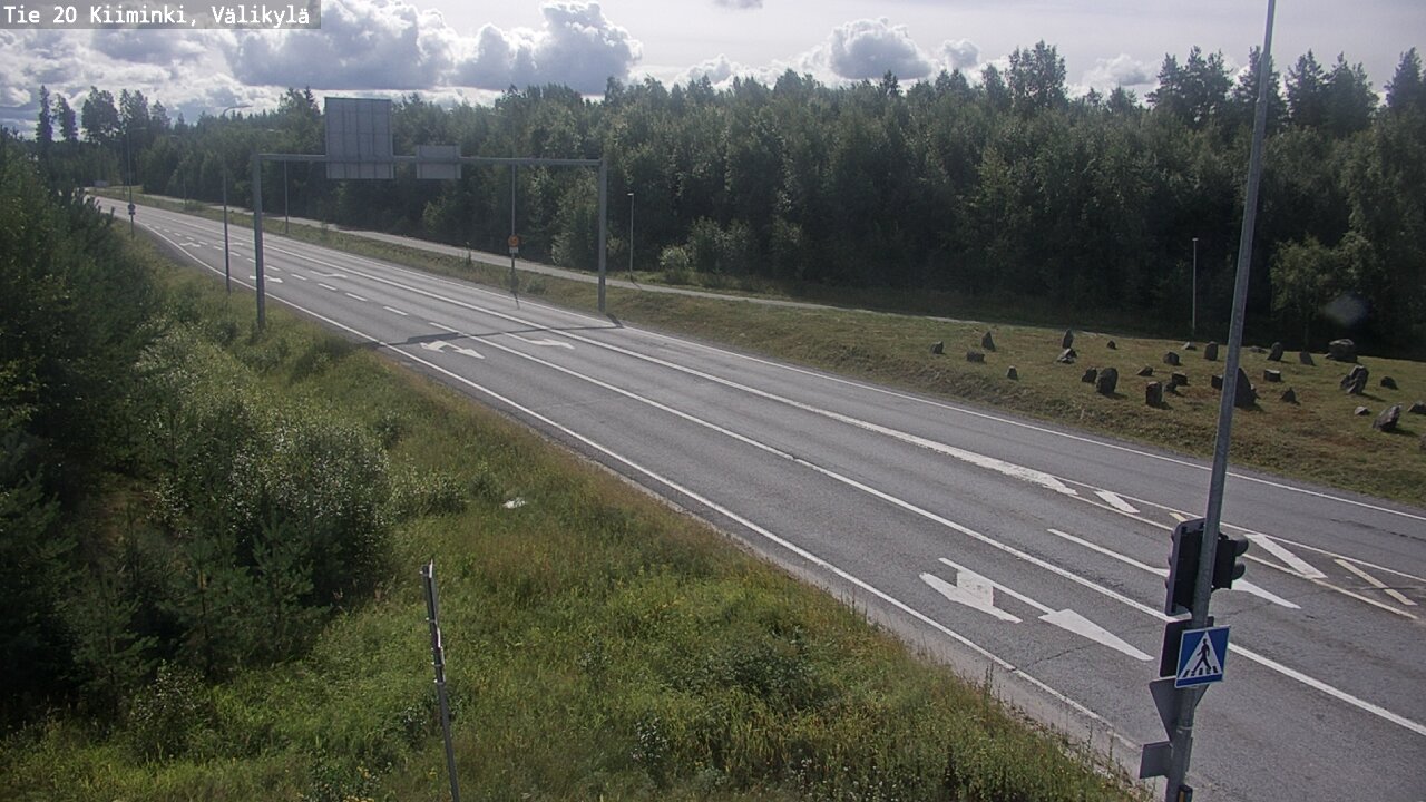 Weather Camera Image Road 20 Oulu Kiiminki, Välikylä, Oulu, Pohjois-Pohjanmaa