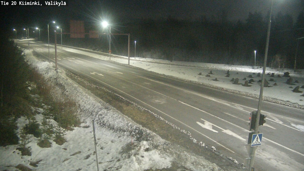 Weather Camera Image Road 20 Oulu Kiiminki, Välikylä, Oulu, Pohjois-Pohjanmaa