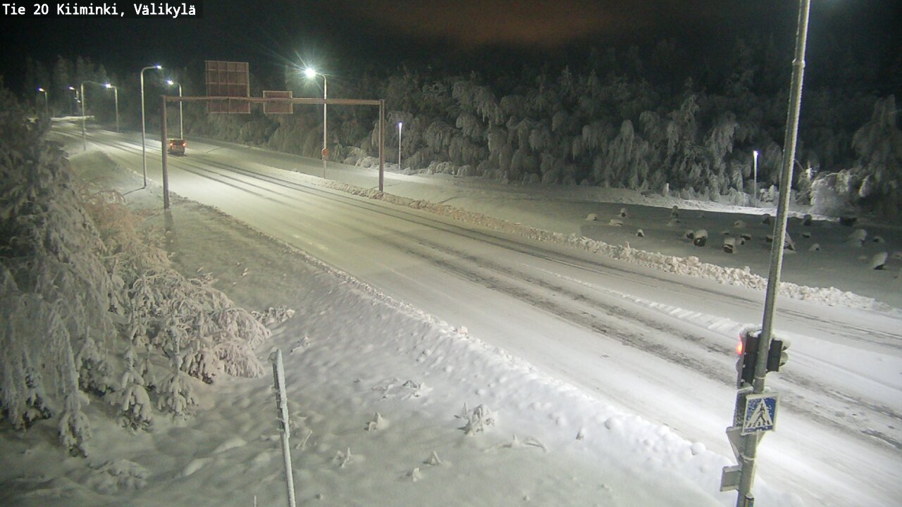 Weather Camera Image Road 20 Oulu Kiiminki, Välikylä, Oulu, Pohjois-Pohjanmaa