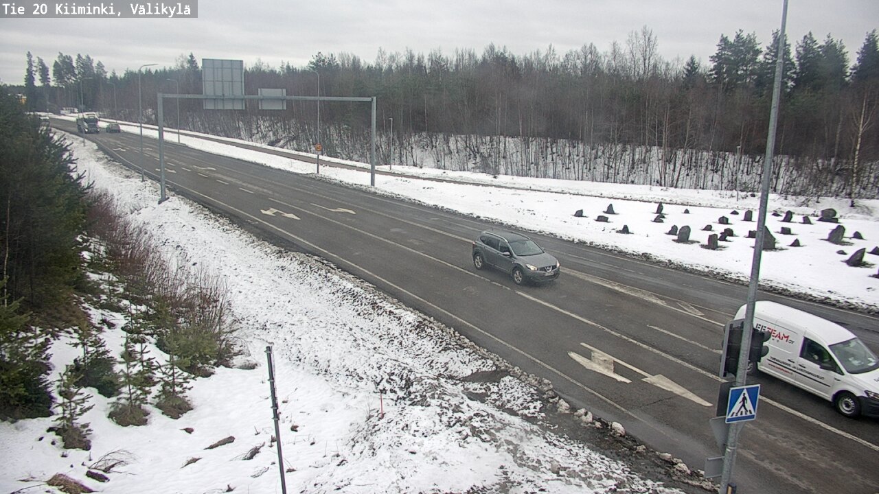 Weather Camera Image Road 20 Oulu Kiiminki, Välikylä, Oulu, Pohjois-Pohjanmaa
