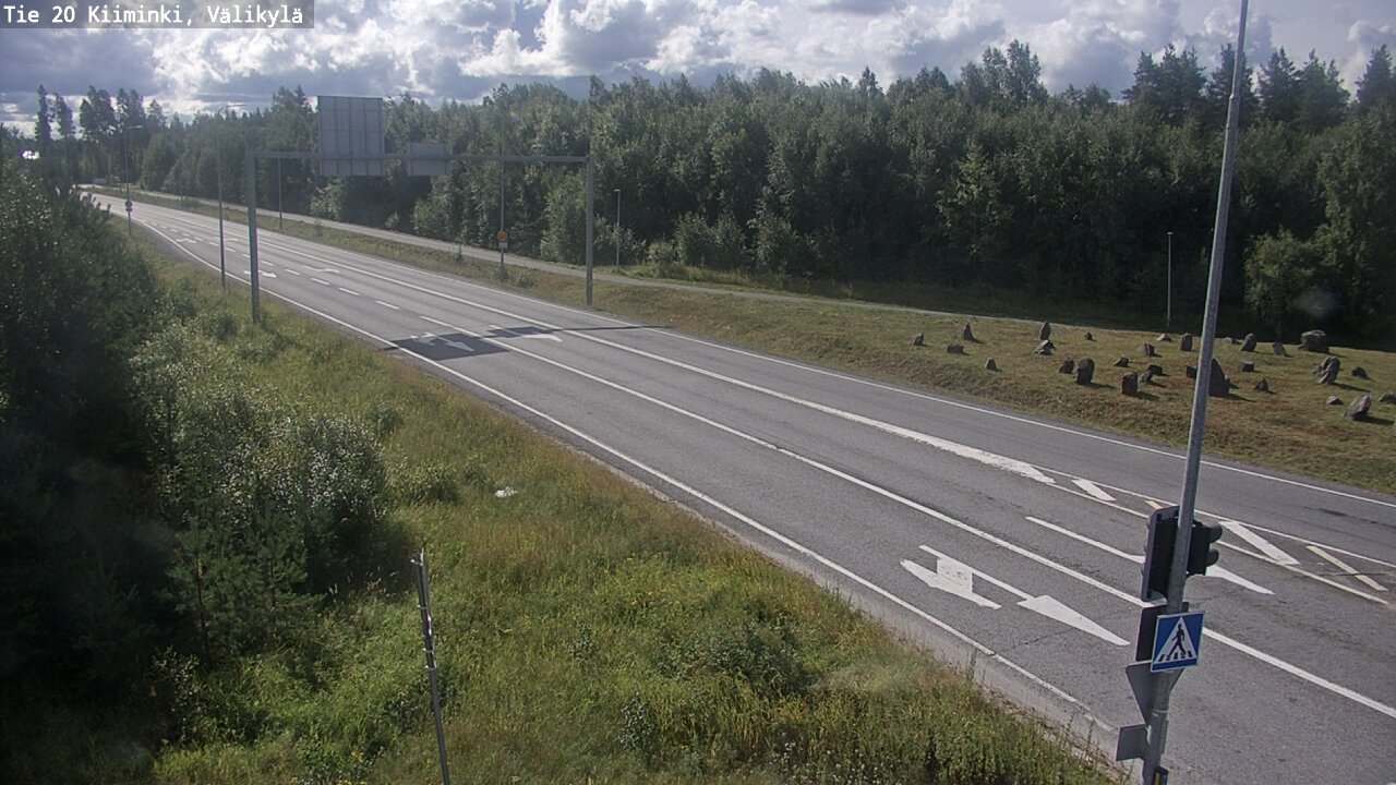 Weather Camera Image Road 20 Oulu Kiiminki, Välikylä, Oulu, Pohjois-Pohjanmaa