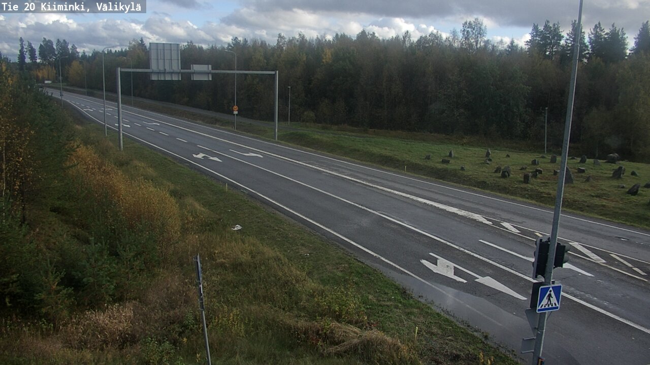 Weather Camera Image Road 20 Oulu Kiiminki, Välikylä, Oulu, Pohjois-Pohjanmaa