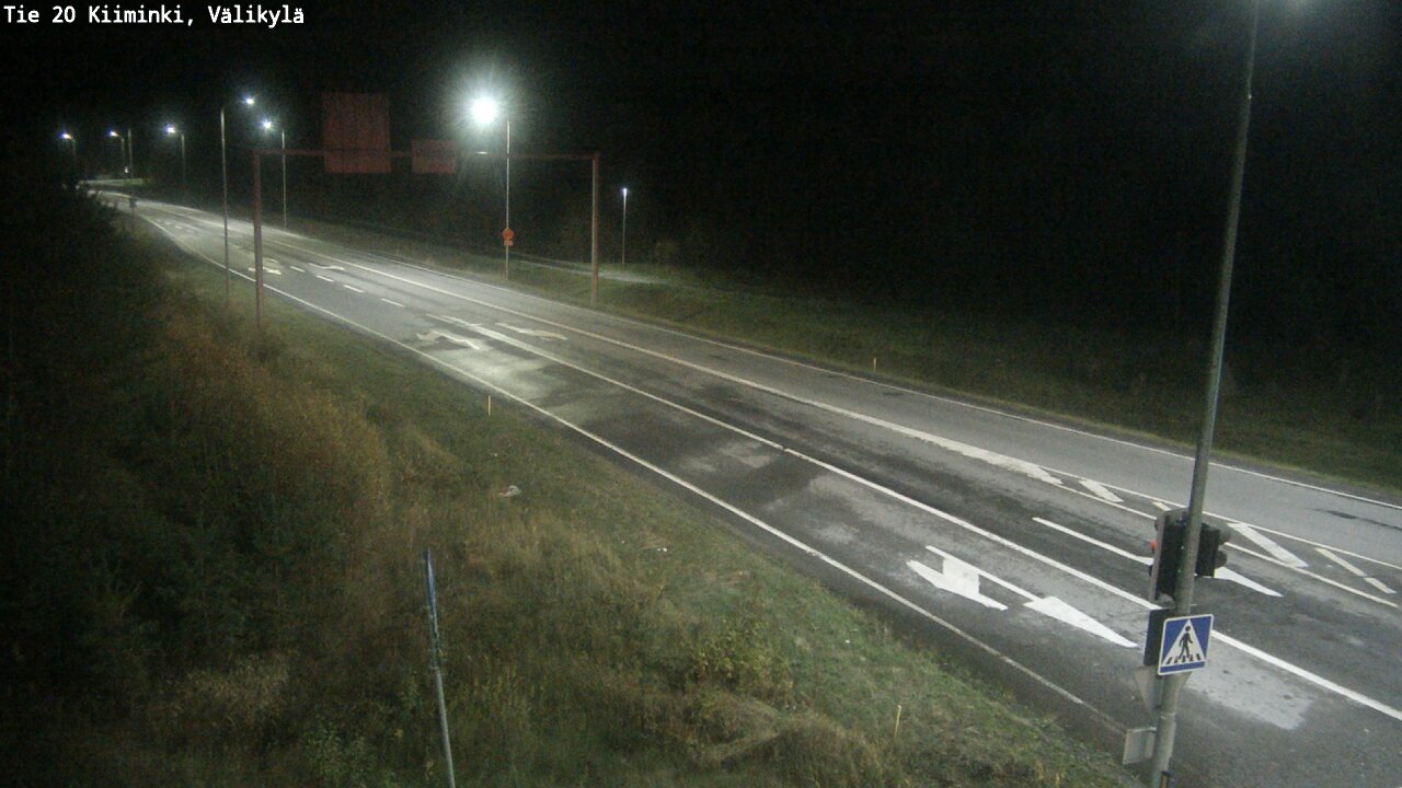 Weather Camera Image Road 20 Oulu Kiiminki, Välikylä, Oulu, Pohjois-Pohjanmaa