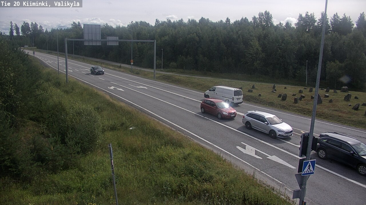 Weather Camera Image Road 20 Oulu Kiiminki, Välikylä, Oulu, Pohjois-Pohjanmaa