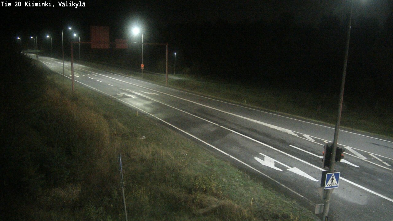 Weather Camera Image Road 20 Oulu Kiiminki, Välikylä, Oulu, Pohjois-Pohjanmaa