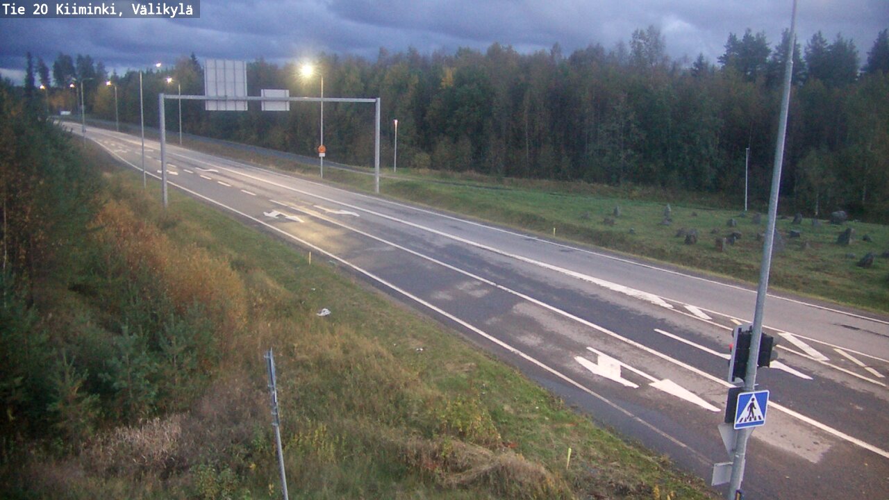 Weather Camera Image Road 20 Oulu Kiiminki, Välikylä, Oulu, Pohjois-Pohjanmaa
