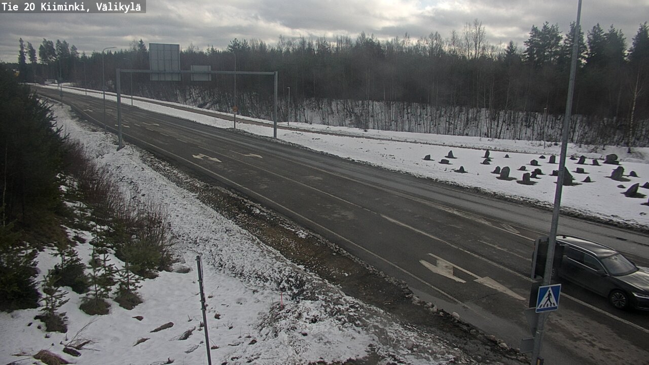 Weather Camera Image Road 20 Oulu Kiiminki, Välikylä, Oulu, Pohjois-Pohjanmaa