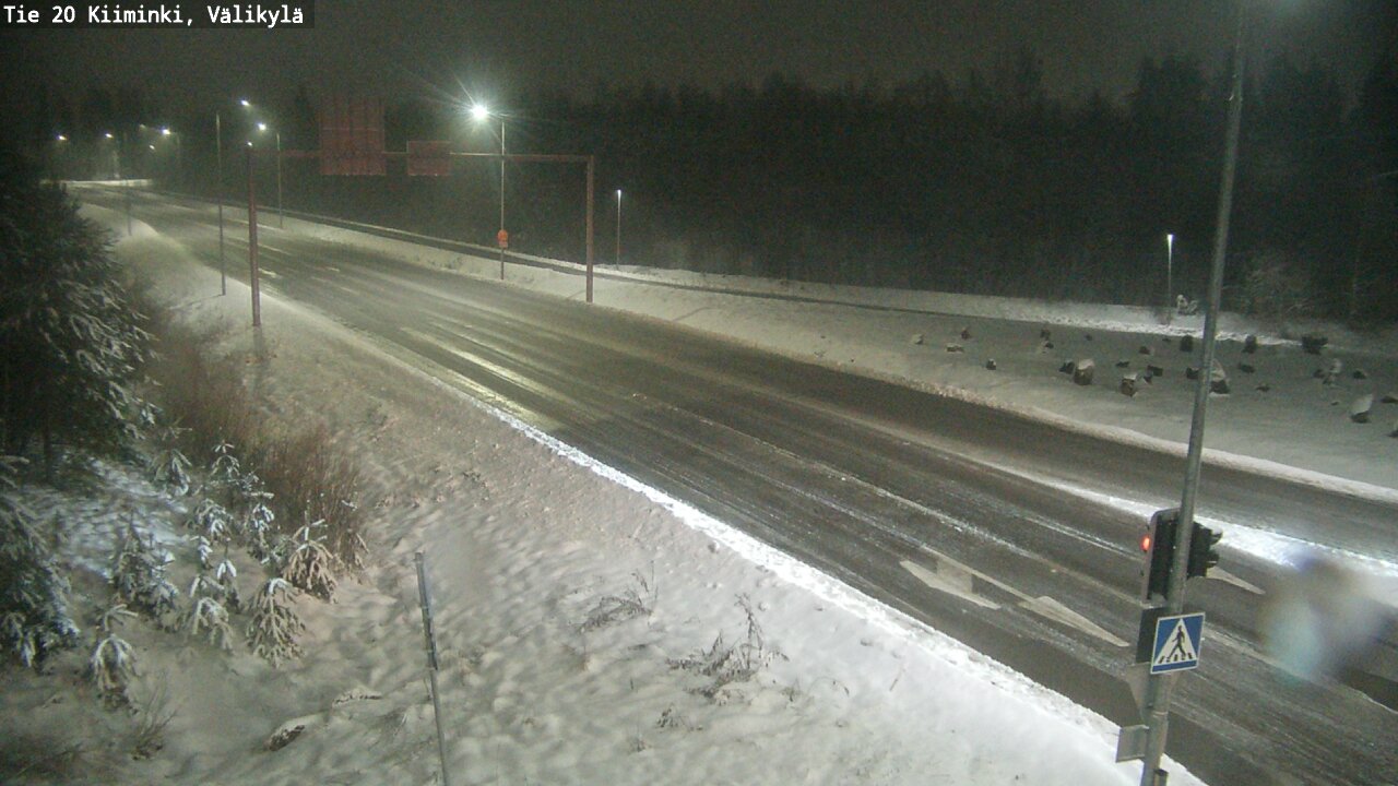 Weather Camera Image Road 20 Oulu Kiiminki, Välikylä, Oulu, Pohjois-Pohjanmaa