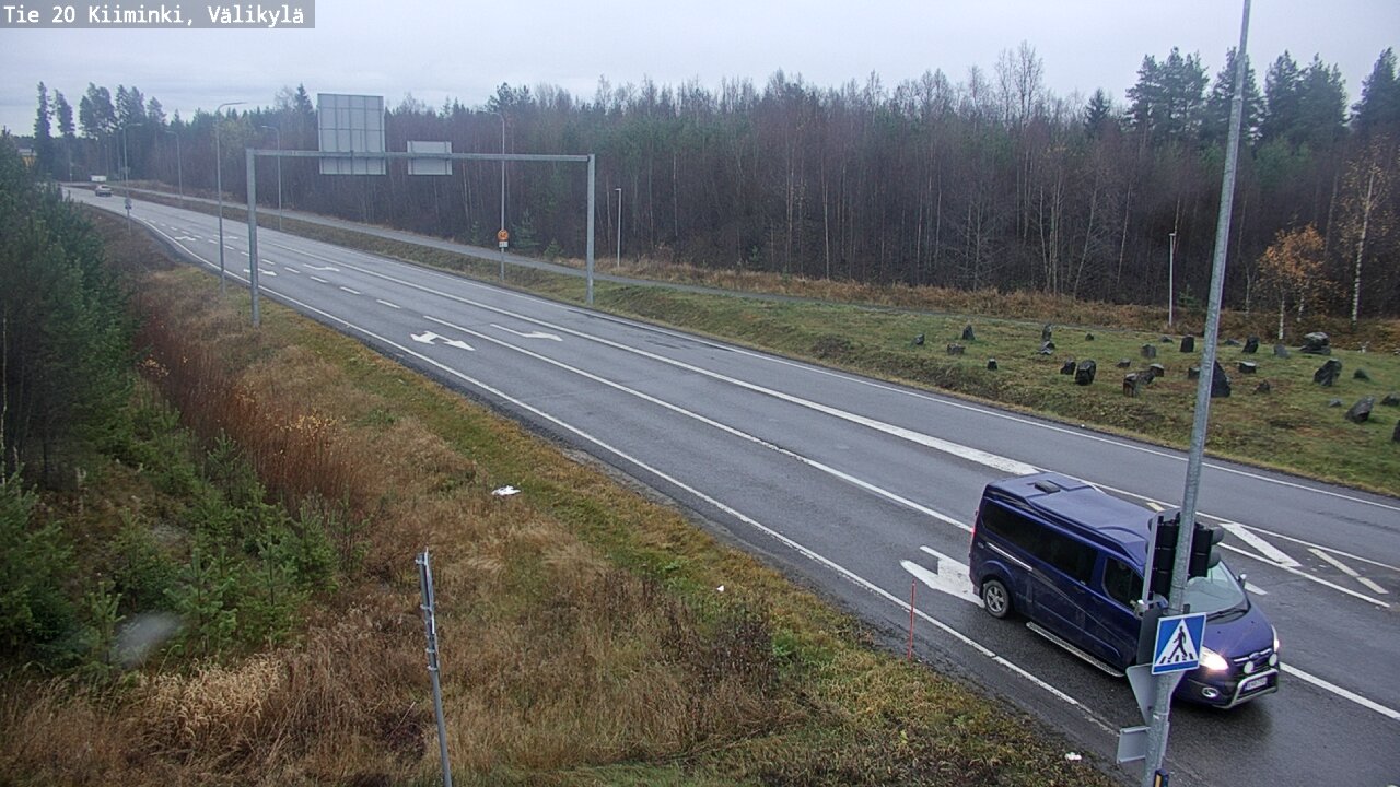 Weather Camera Image Road 20 Oulu Kiiminki, Välikylä, Oulu, Pohjois-Pohjanmaa