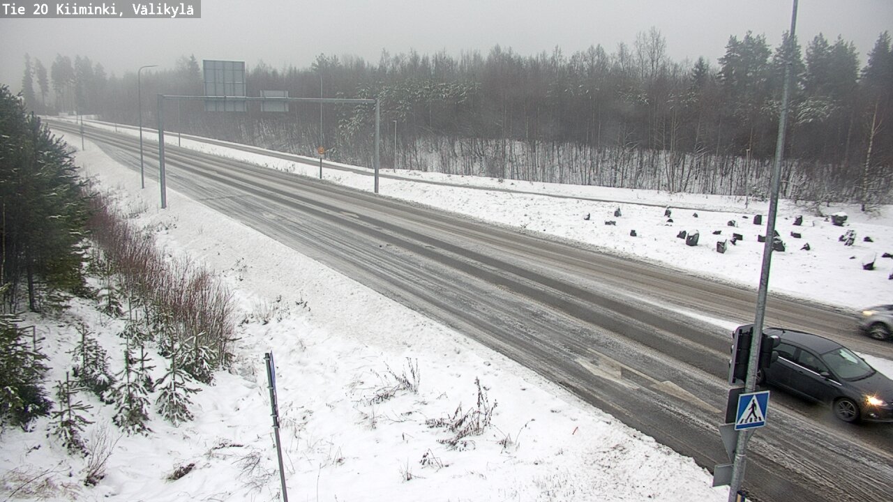 Weather Camera Image Road 20 Oulu Kiiminki, Välikylä, Oulu, Pohjois-Pohjanmaa