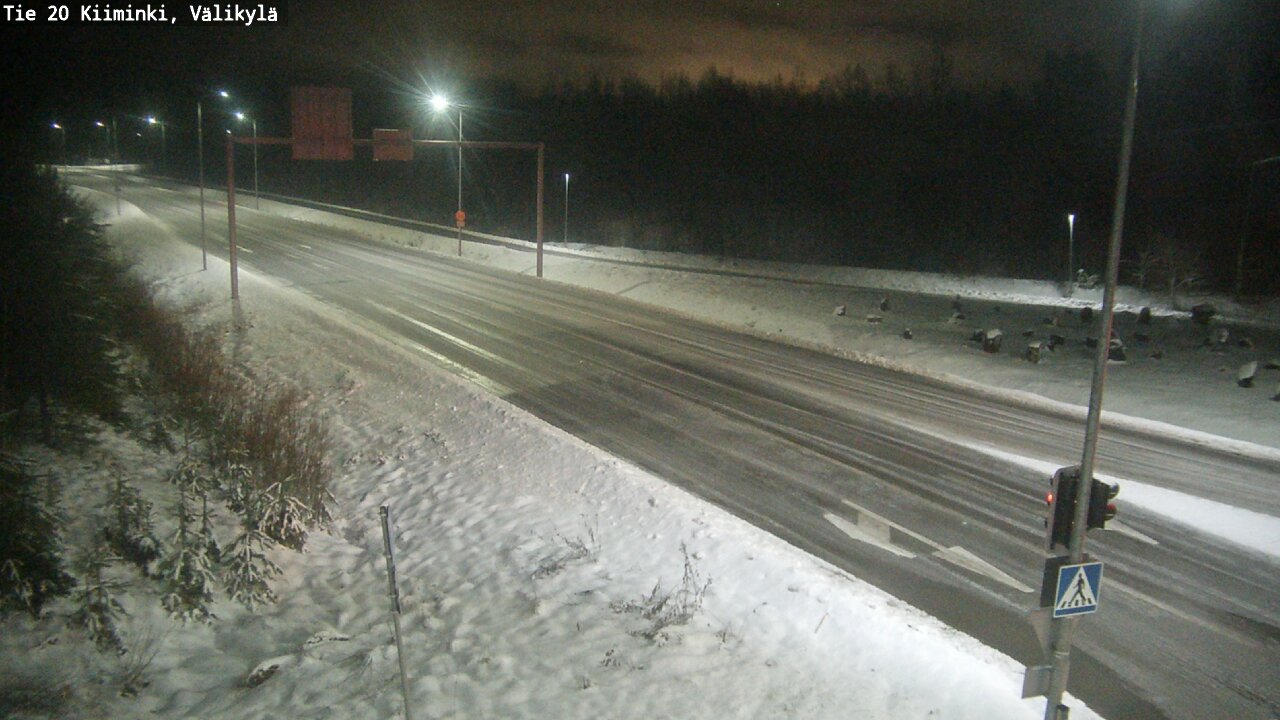 Weather Camera Image Road 20 Oulu Kiiminki, Välikylä, Oulu, Pohjois-Pohjanmaa