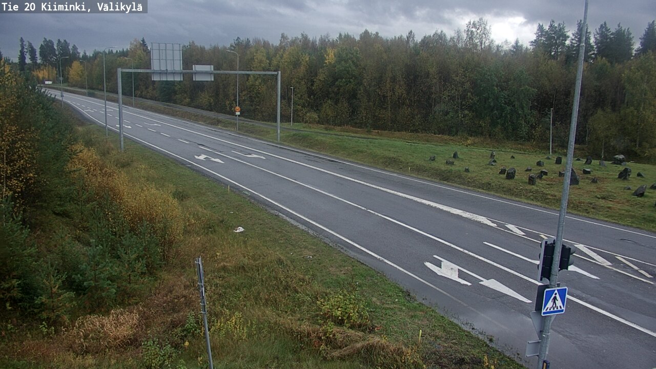 Weather Camera Image Road 20 Oulu Kiiminki, Välikylä, Oulu, Pohjois-Pohjanmaa