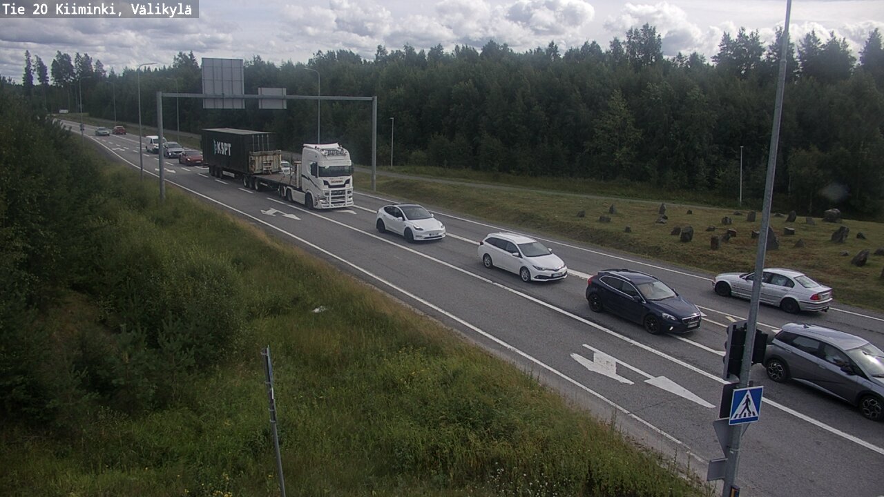 Weather Camera Image Road 20 Oulu Kiiminki, Välikylä, Oulu, Pohjois-Pohjanmaa