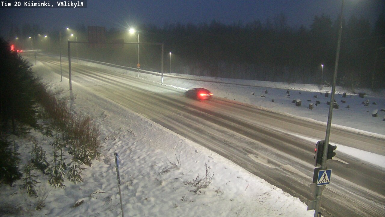 Weather Camera Image Road 20 Oulu Kiiminki, Välikylä, Oulu, Pohjois-Pohjanmaa