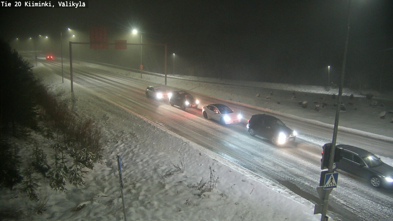 Weather Camera Image Road 20 Oulu Kiiminki, Välikylä, Oulu, Pohjois-Pohjanmaa