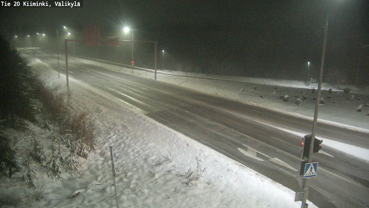 Weather Camera Image Road 20 Oulu Kiiminki, Välikylä, Oulu, Pohjois-Pohjanmaa