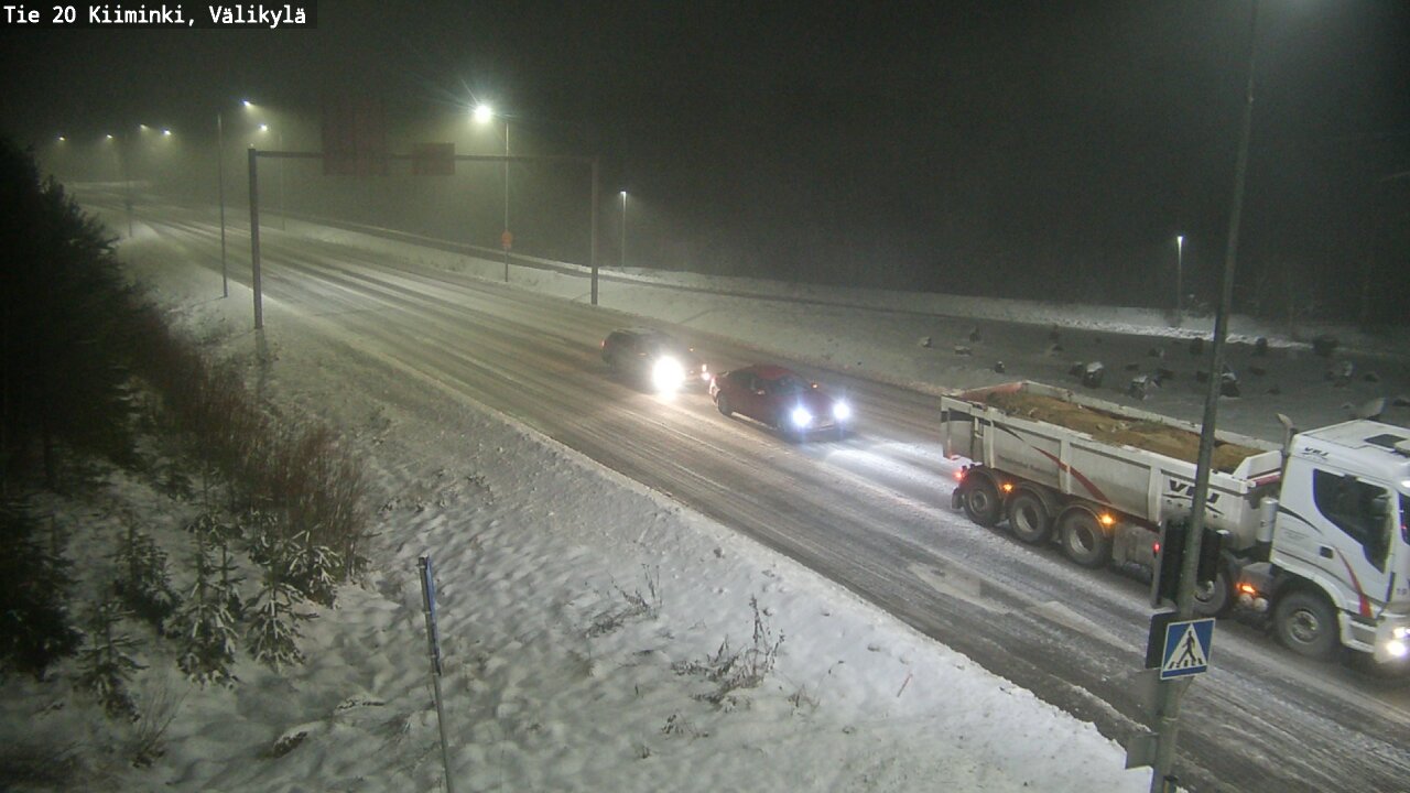 Weather Camera Image Road 20 Oulu Kiiminki, Välikylä, Oulu, Pohjois-Pohjanmaa