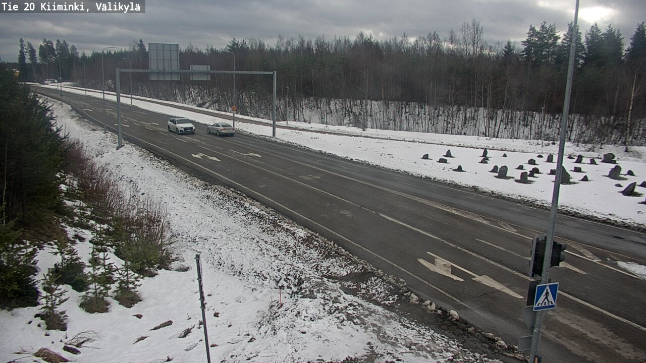 Weather Camera Image Road 20 Oulu Kiiminki, Välikylä, Oulu, Pohjois-Pohjanmaa