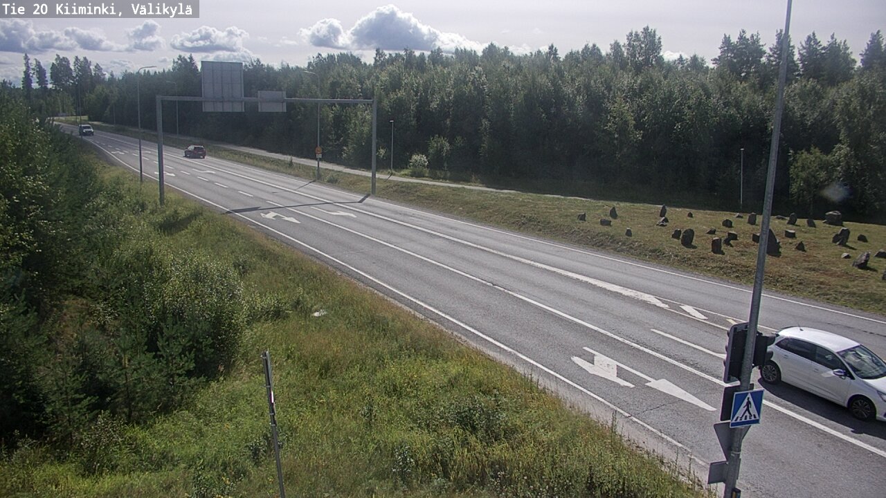 Weather Camera Image Road 20 Oulu Kiiminki, Välikylä, Oulu, Pohjois-Pohjanmaa