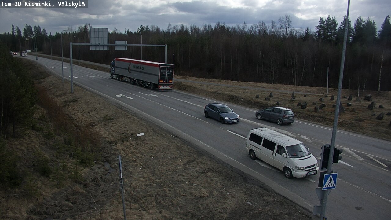 Weather Camera Image Road 20 Oulu Kiiminki, Välikylä, Oulu, Pohjois-Pohjanmaa