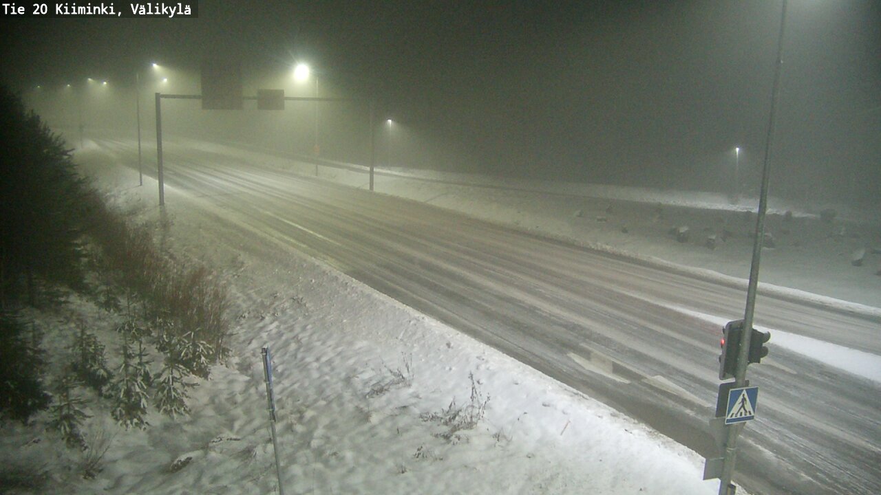 Weather Camera Image Road 20 Oulu Kiiminki, Välikylä, Oulu, Pohjois-Pohjanmaa