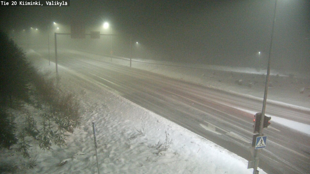 Weather Camera Image Road 20 Oulu Kiiminki, Välikylä, Oulu, Pohjois-Pohjanmaa