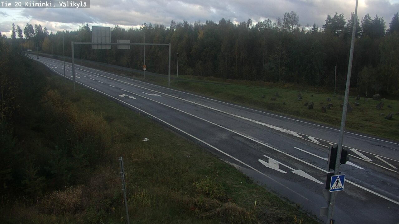 Weather Camera Image Road 20 Oulu Kiiminki, Välikylä, Oulu, Pohjois-Pohjanmaa