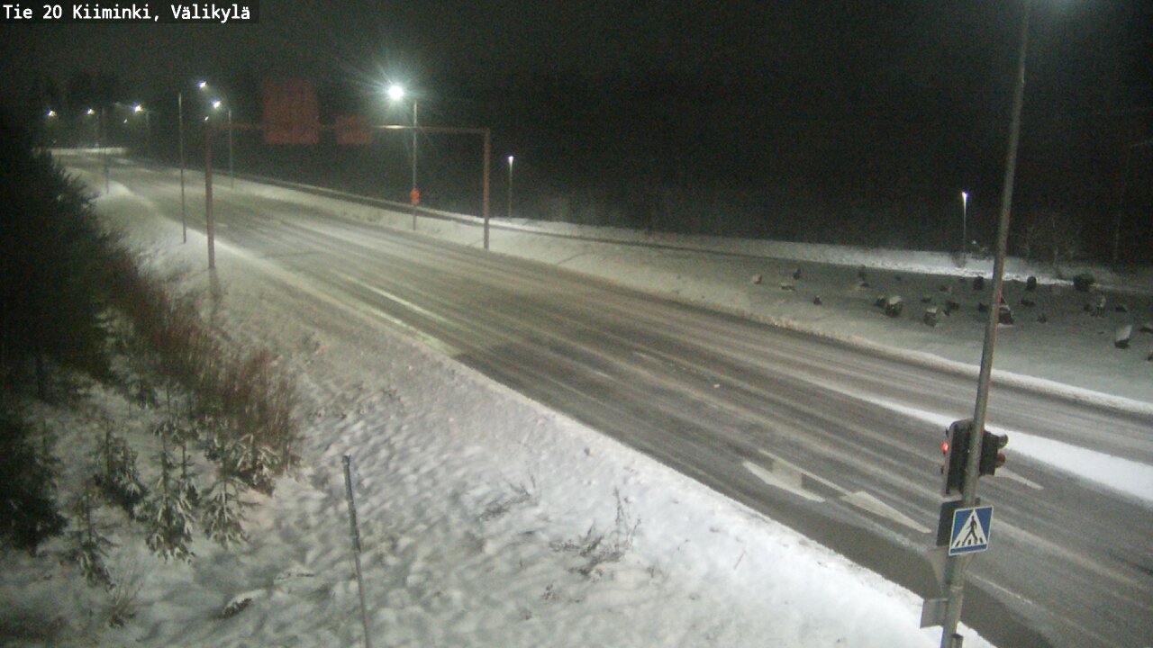 Weather Camera Image Road 20 Oulu Kiiminki, Välikylä, Oulu, Pohjois-Pohjanmaa
