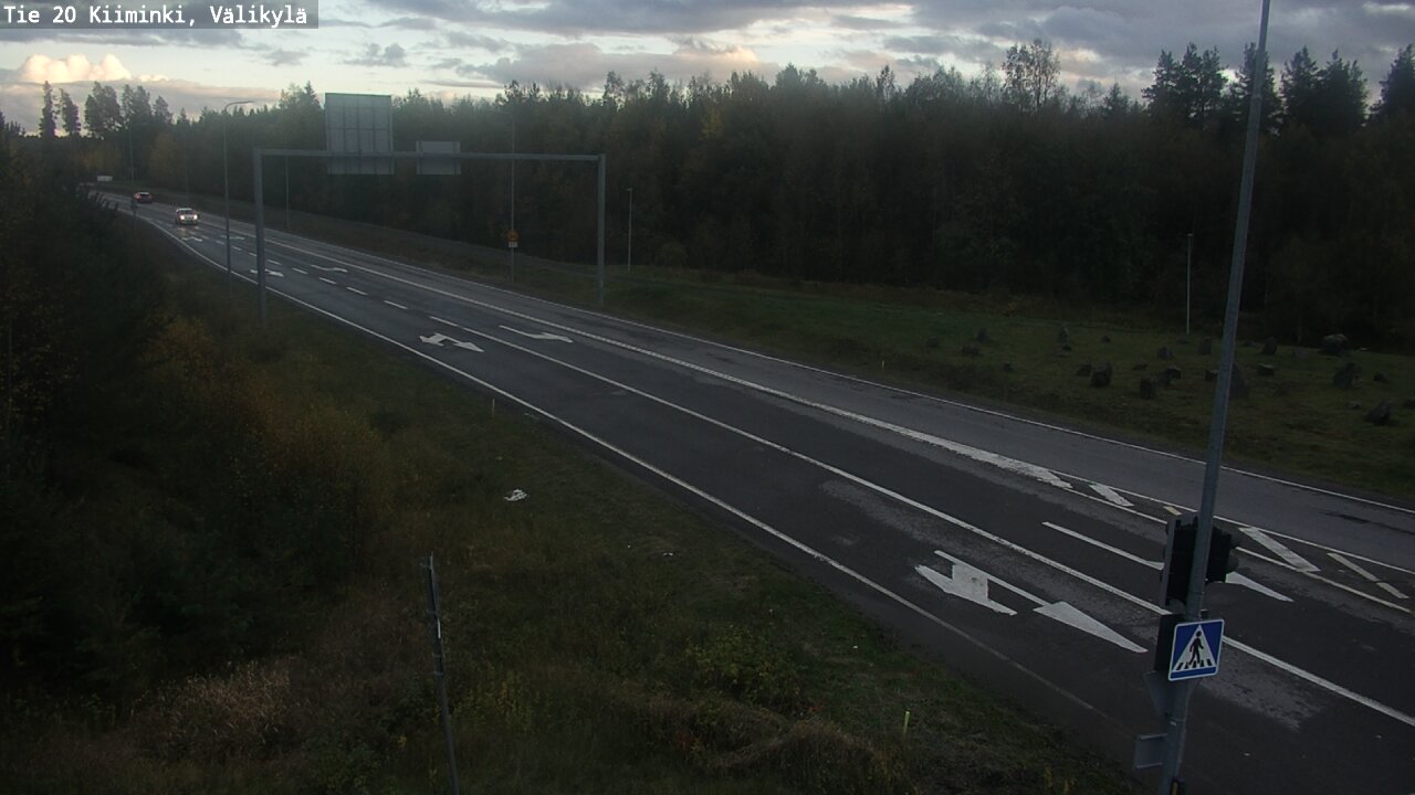 Weather Camera Image Road 20 Oulu Kiiminki, Välikylä, Oulu, Pohjois-Pohjanmaa