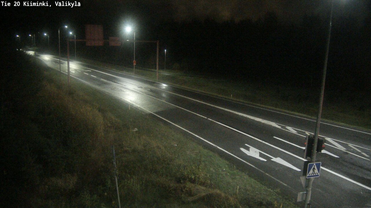 Weather Camera Image Road 20 Oulu Kiiminki, Välikylä, Oulu, Pohjois-Pohjanmaa
