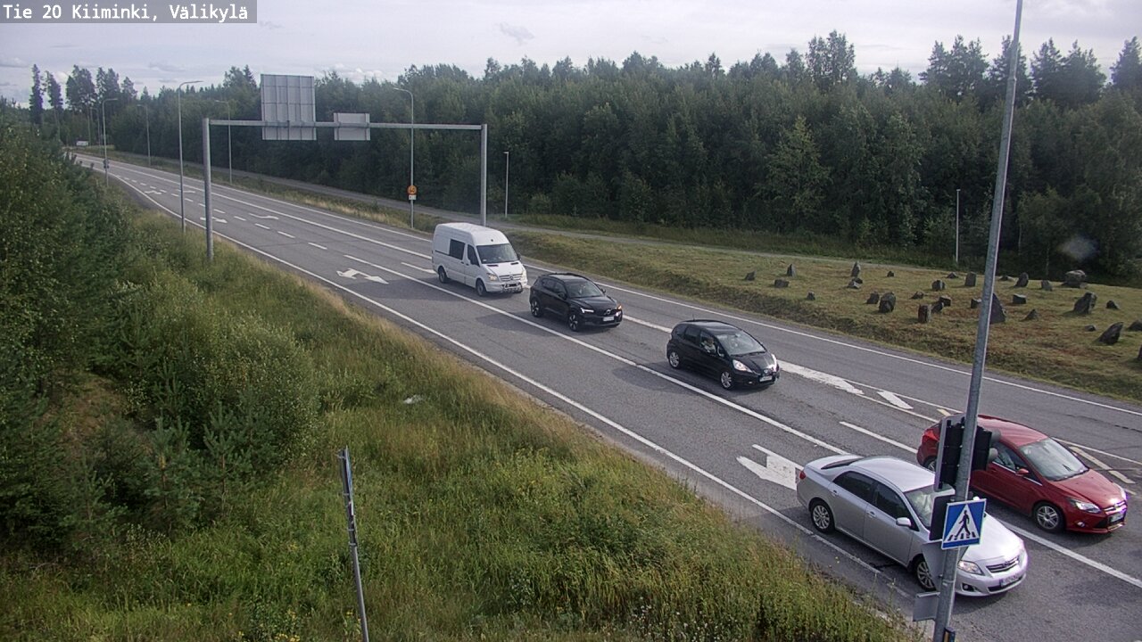 Weather Camera Image Road 20 Oulu Kiiminki, Välikylä, Oulu, Pohjois-Pohjanmaa
