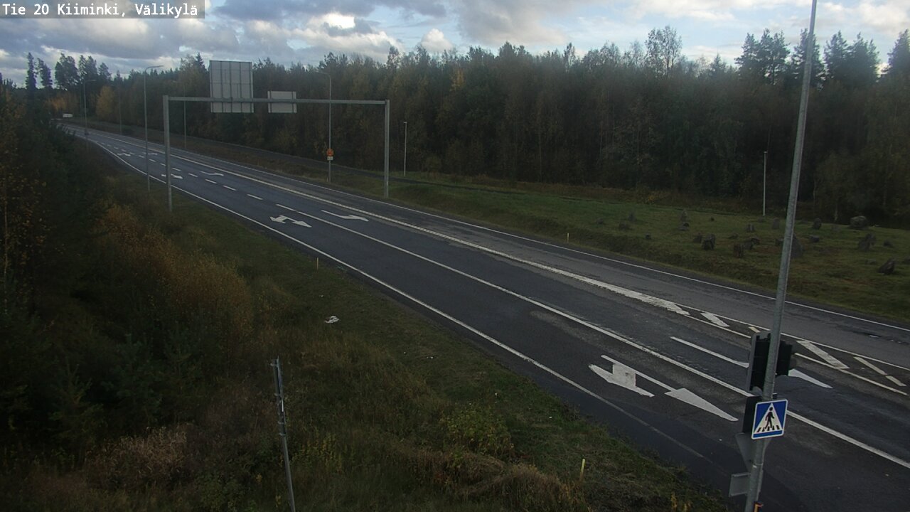 Weather Camera Image Road 20 Oulu Kiiminki, Välikylä, Oulu, Pohjois-Pohjanmaa