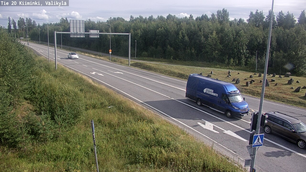 Weather Camera Image Road 20 Oulu Kiiminki, Välikylä, Oulu, Pohjois-Pohjanmaa