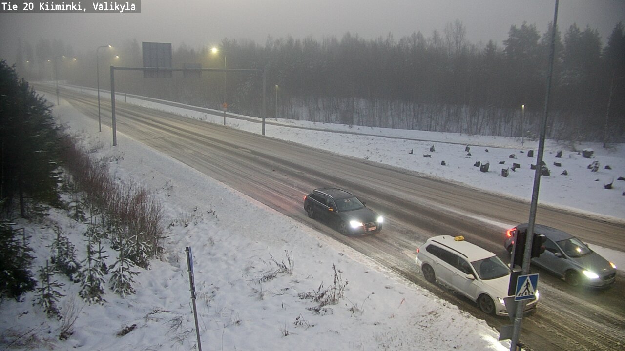 Weather Camera Image Road 20 Oulu Kiiminki, Välikylä, Oulu, Pohjois-Pohjanmaa