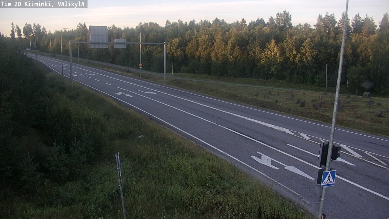 Weather Camera Image Väg 20 Uleåborg Kiiminki, Välikylä, Oulu, Pohjois-Pohjanmaa