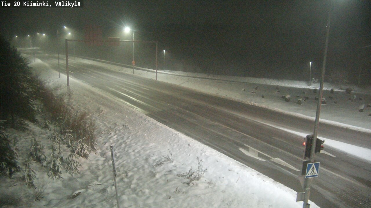 Weather Camera Image Road 20 Oulu Kiiminki, Välikylä, Oulu, Pohjois-Pohjanmaa