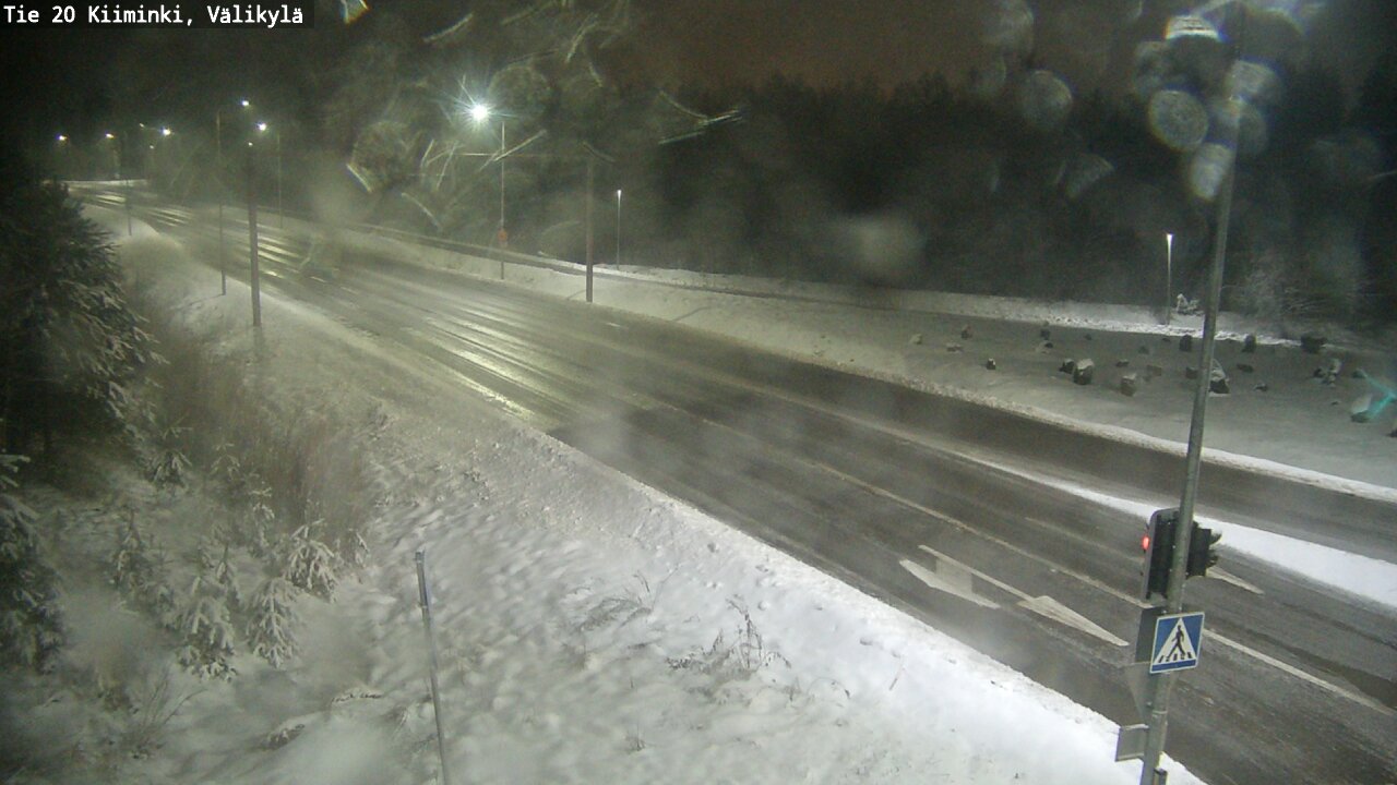 Weather Camera Image Road 20 Oulu Kiiminki, Välikylä, Oulu, Pohjois-Pohjanmaa