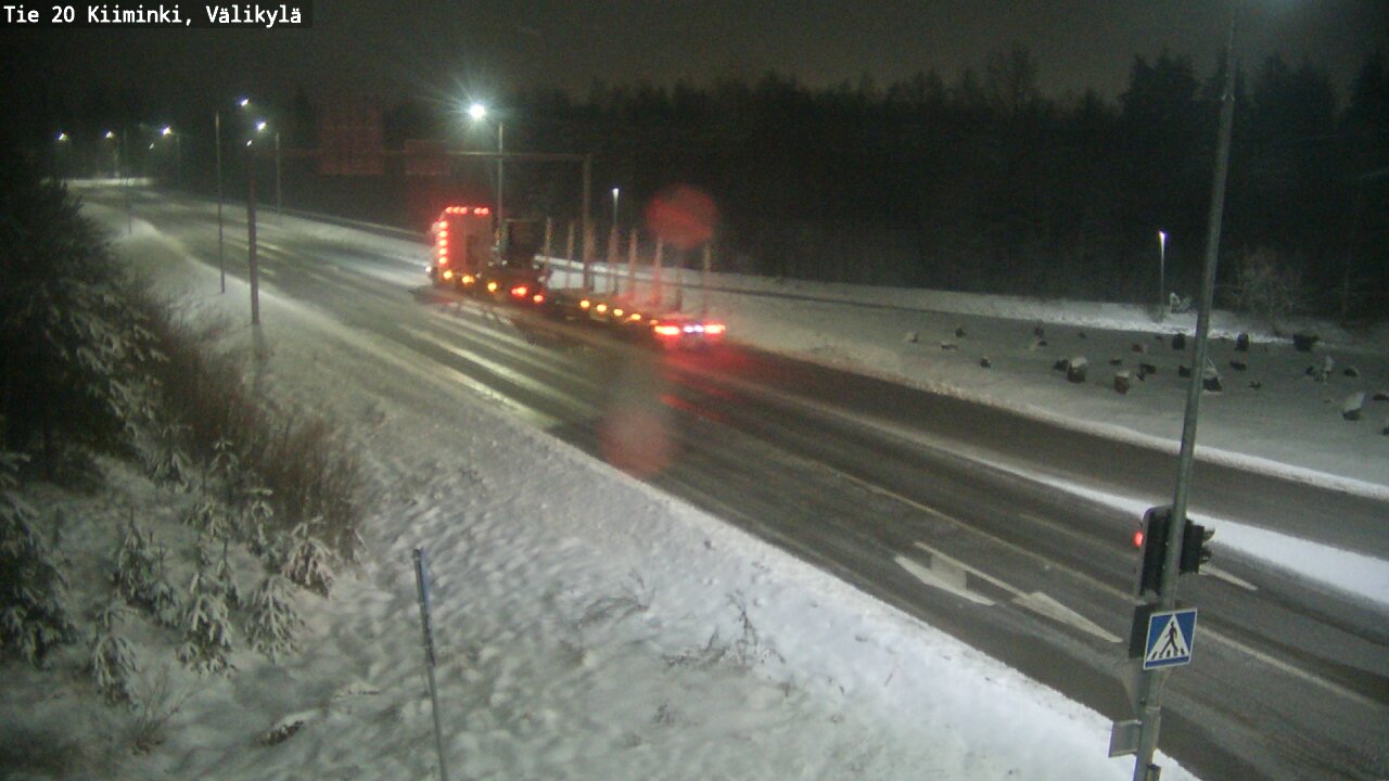 Weather Camera Image Road 20 Oulu Kiiminki, Välikylä, Oulu, Pohjois-Pohjanmaa